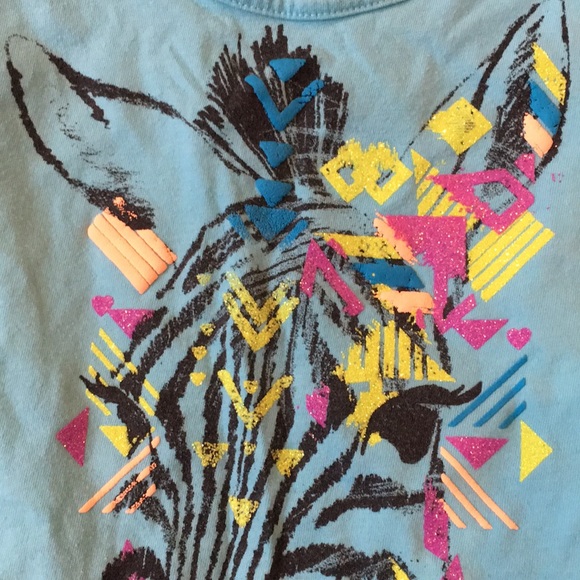 Zebra tank with fringe - Picture 3 of 3